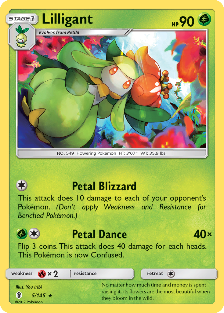 Lilligant (5/145) [Sun & Moon: Guardians Rising] | Exor Games Summserside