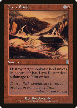 Lava Blister [Odyssey] | Exor Games Summserside