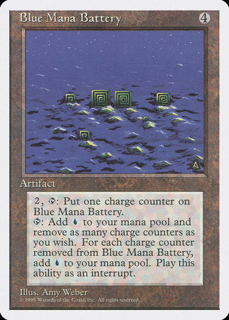 Blue Mana Battery [Fourth Edition] | Exor Games Summserside