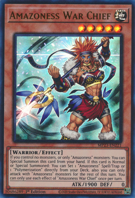 Amazoness War Chief [MP23-EN221] Ultra Rare | Exor Games Summserside