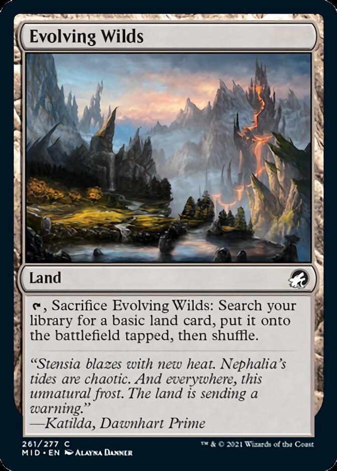 Evolving Wilds [Innistrad: Midnight Hunt] | Exor Games Summserside