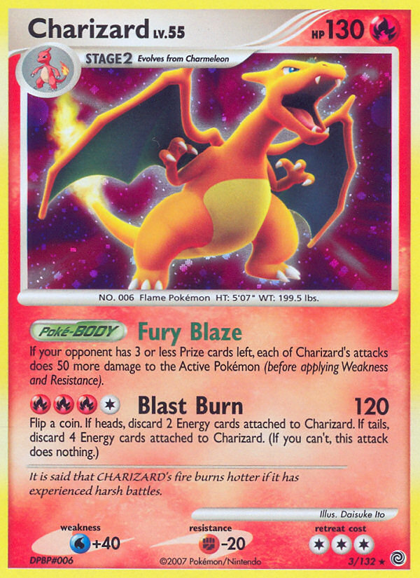 Charizard (3/132) [Diamond & Pearl: Secret Wonders] | Exor Games Summserside