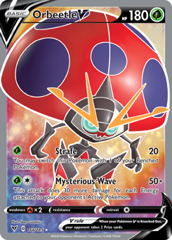 Orbeetle V (166/185) [Sword & Shield: Vivid Voltage] | Exor Games Summserside