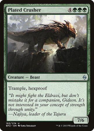Plated Crusher [Battle for Zendikar] | Exor Games Summserside