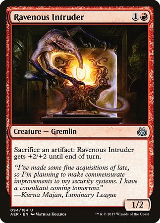 Ravenous Intruder [Aether Revolt] | Exor Games Summserside