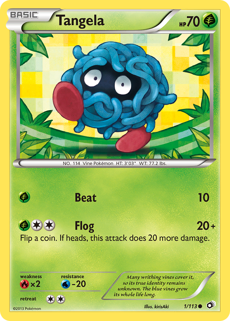 Tangela (1/113) [Black & White: Legendary Treasures] | Exor Games Summserside