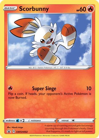 Scorbunny (SWSH002) [Sword & Shield: Black Star Promos] | Exor Games Summserside