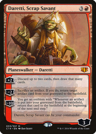 Daretti, Scrap Savant [Commander 2014] | Exor Games Summserside