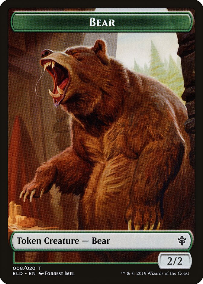 Bear [Throne of Eldraine Tokens] | Exor Games Summserside