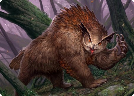 Owlbear Art Card [Dungeons & Dragons: Adventures in the Forgotten Realms Art Series] | Exor Games Summserside