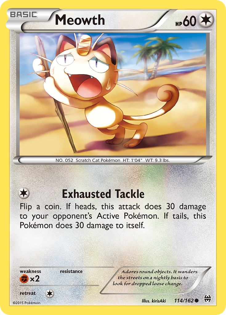 Meowth (114/162) [XY: BREAKthrough] | Exor Games Summserside