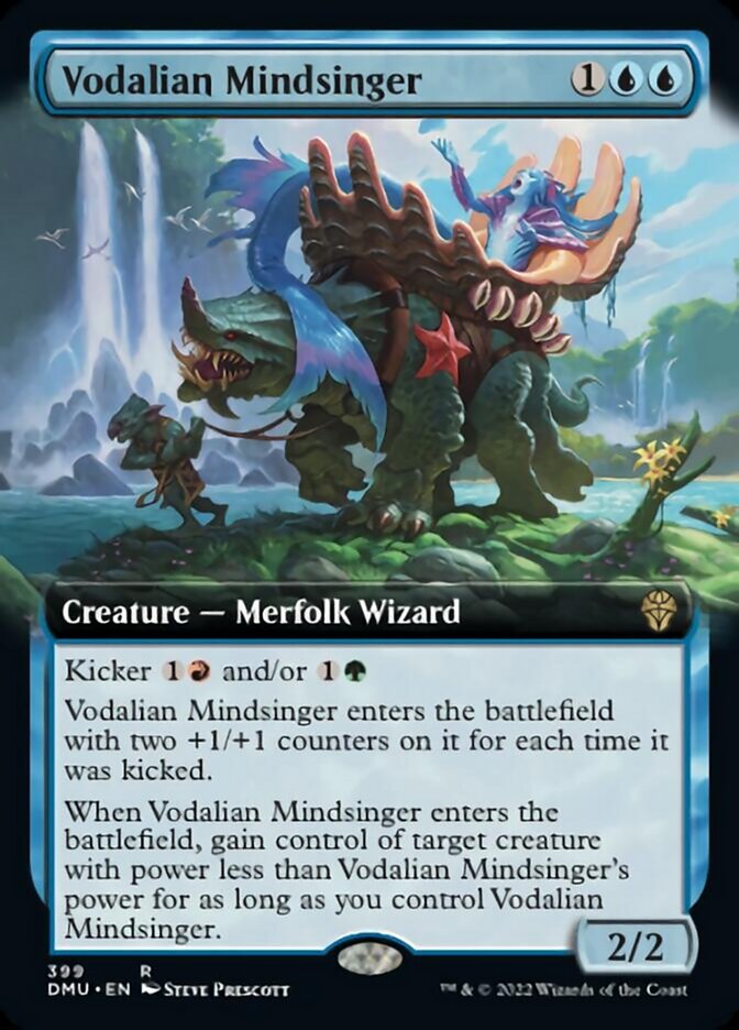 Vodalian Mindsinger (Extended Art) [Dominaria United] | Exor Games Summserside