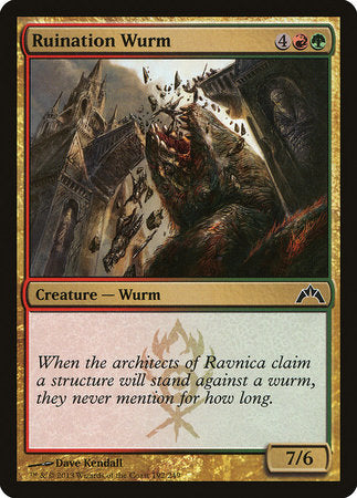 Ruination Wurm [Gatecrash] | Exor Games Summserside