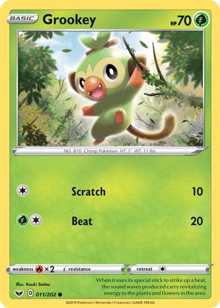 Grookey (011/202) (Premium Collection) [Sword & Shield: Base Set] | Exor Games Summserside