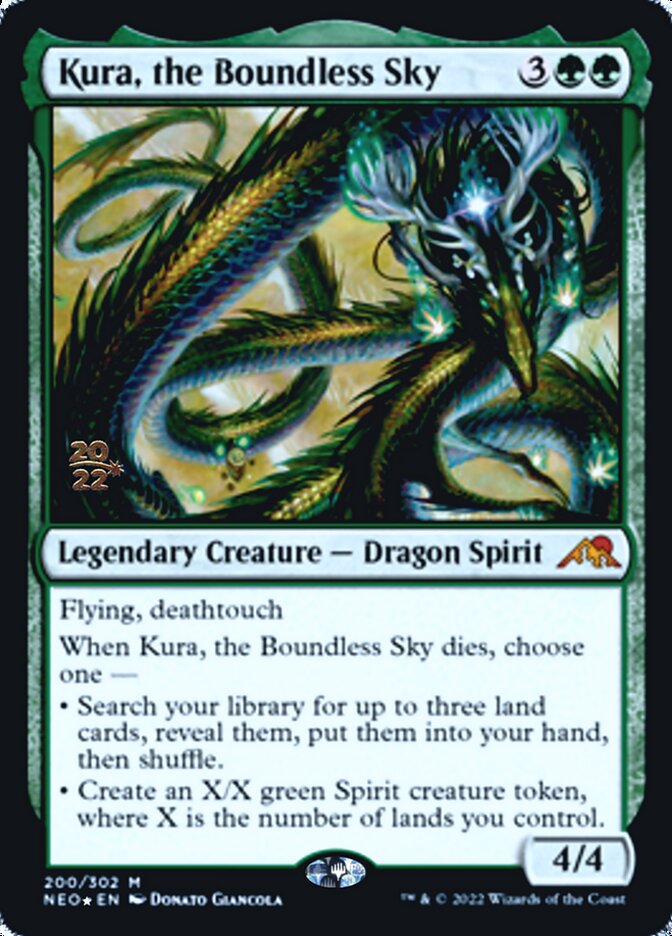 Kura, the Boundless Sky [Kamigawa: Neon Dynasty Prerelease Promos] | Exor Games Summserside