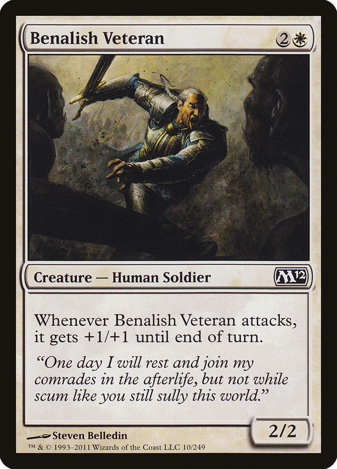 Benalish Veteran [Magic 2012] | Exor Games Summserside