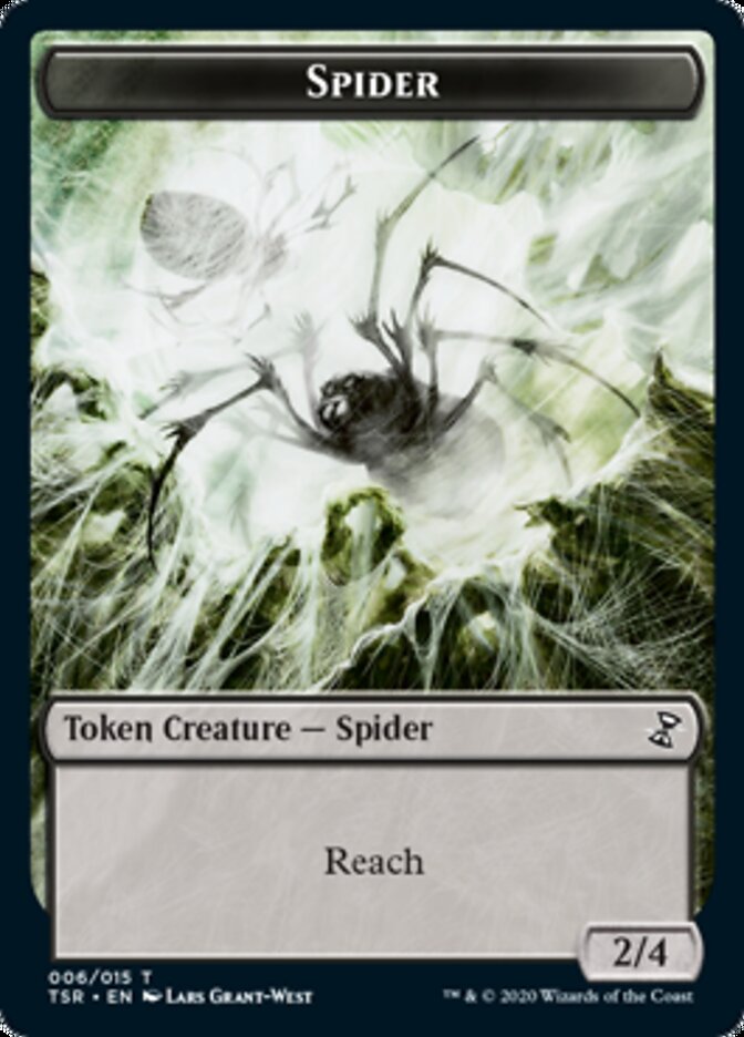 Spider Token [Time Spiral Remastered Tokens] | Exor Games Summserside