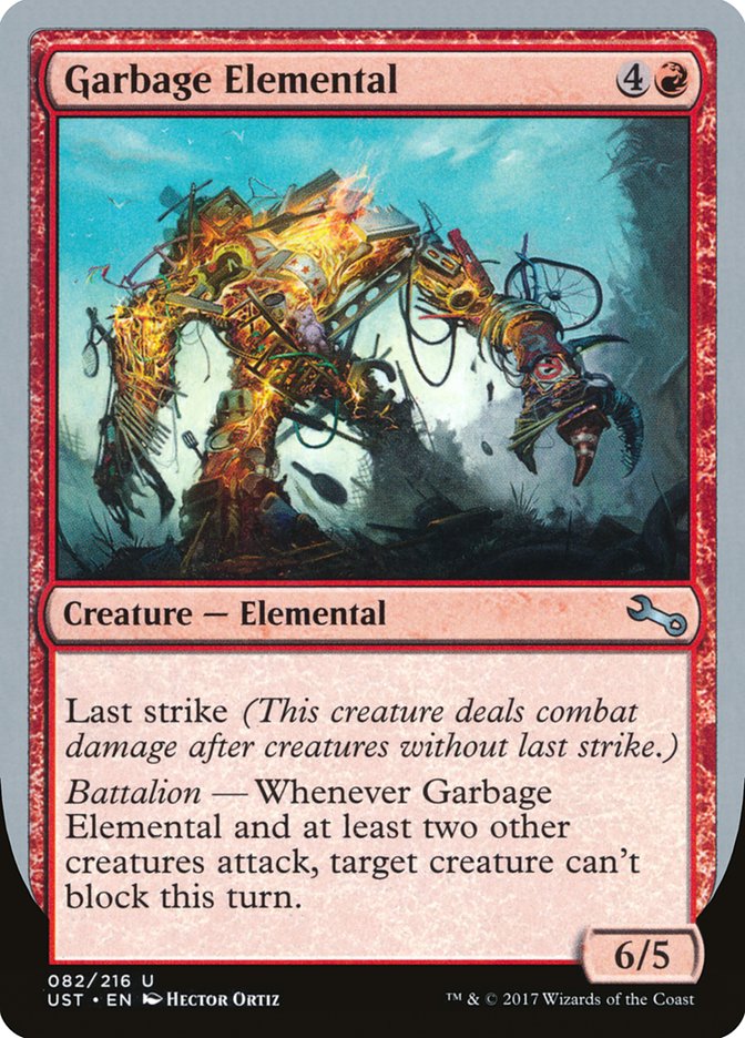 Garbage Elemental (6/5 Creature) [Unstable] | Exor Games Summserside