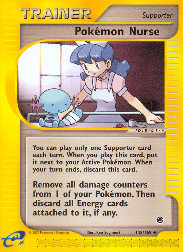 Pokemon Nurse (145/165) [Expedition: Base Set] | Exor Games Summserside