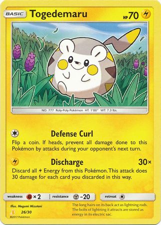 Togedemaru (26/30) [Sun & Moon: Trainer Kit - Alolan Raichu] | Exor Games Summserside