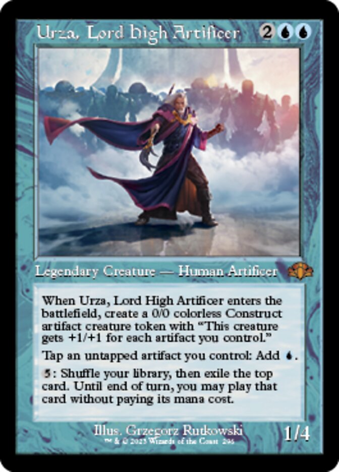 Urza, Lord High Artificer (Retro) [Dominaria Remastered] | Exor Games Summserside