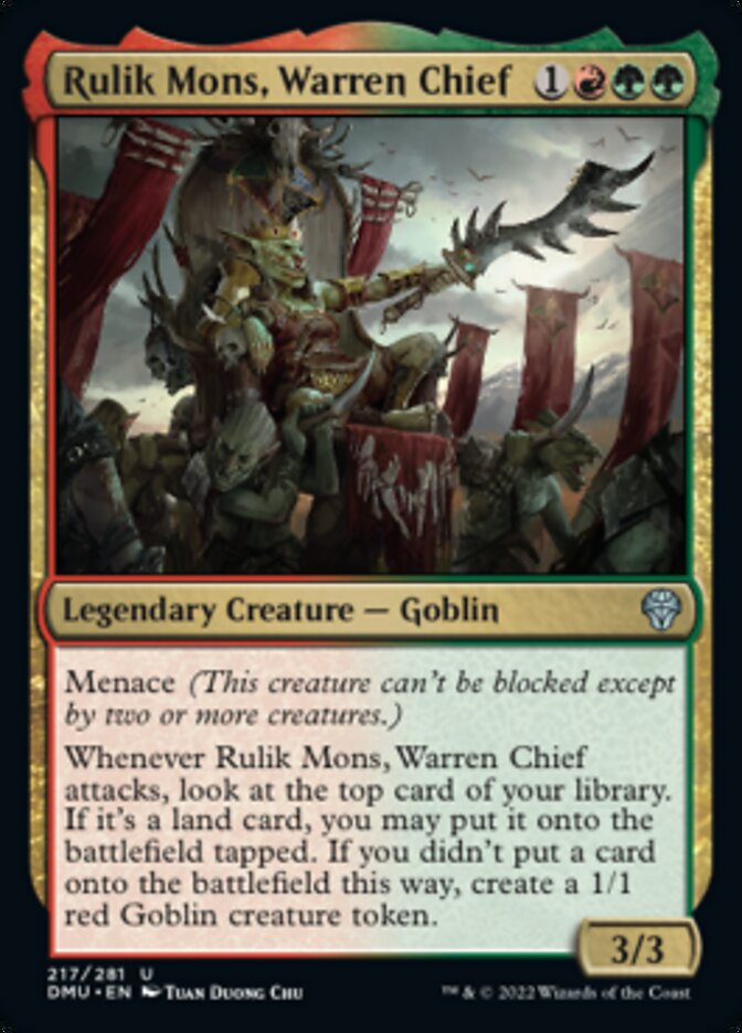 Rulik Mons, Warren Chief [Dominaria United] | Exor Games Summserside