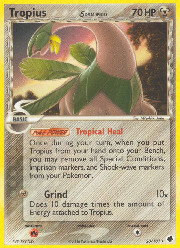 Tropius (23/101) (Delta Species) [EX: Dragon Frontiers] | Exor Games Summserside