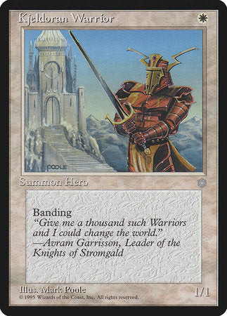 Kjeldoran Warrior [Ice Age] | Exor Games Summserside