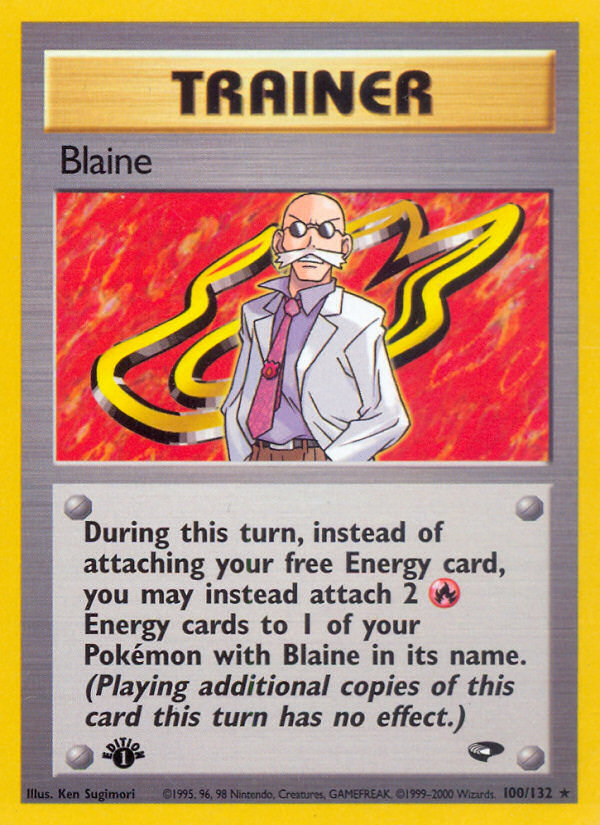 Blaine (100/132) [Gym Challenge 1st Edition] | Exor Games Summserside