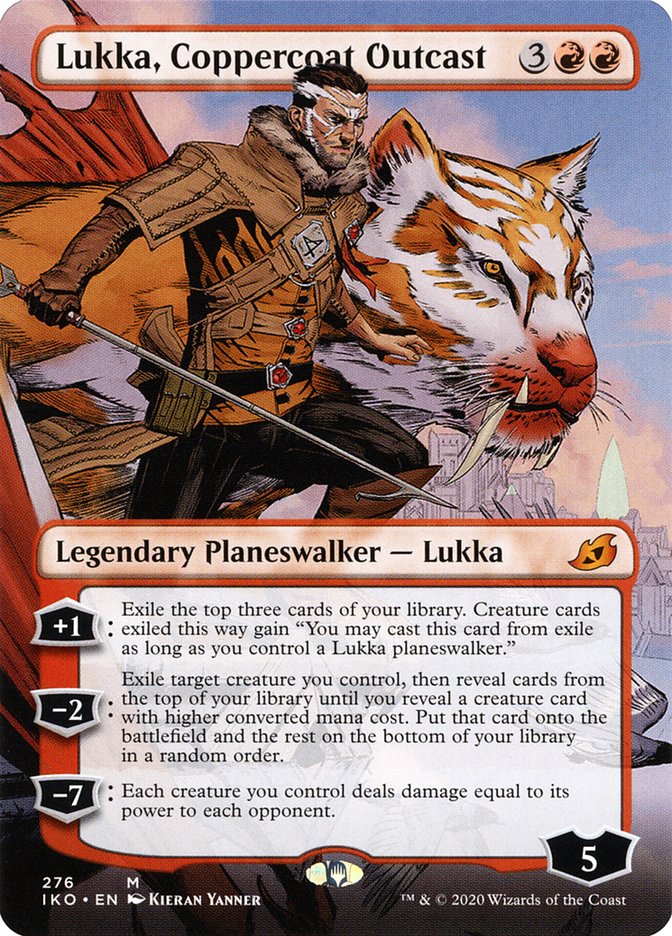 Lukka, Coppercoat Outcast (Borderless) [Ikoria: Lair of Behemoths] | Exor Games Summserside