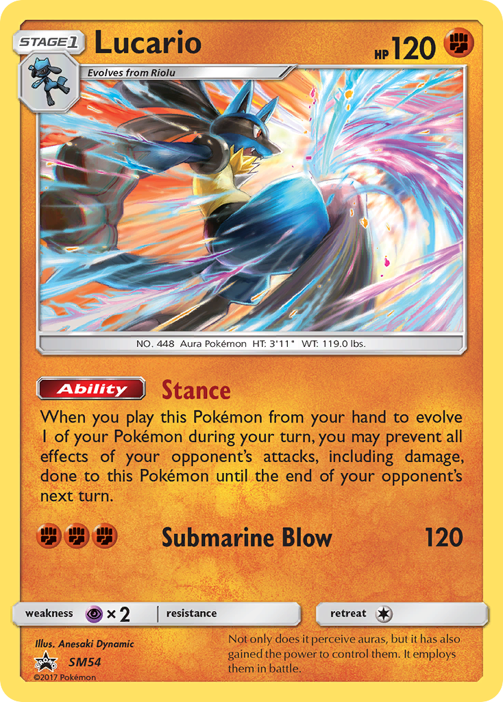 Lucario (SM54) [Sun & Moon: Black Star Promos] | Exor Games Summserside