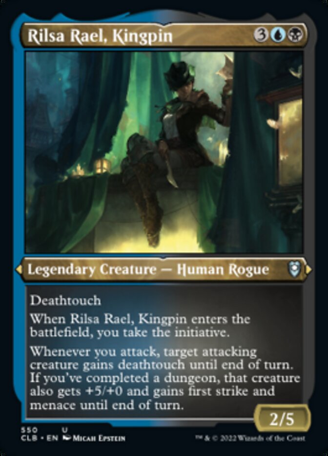 Rilsa Rael, Kingpin (Foil Etched) [Commander Legends: Battle for Baldur's Gate] | Exor Games Summserside