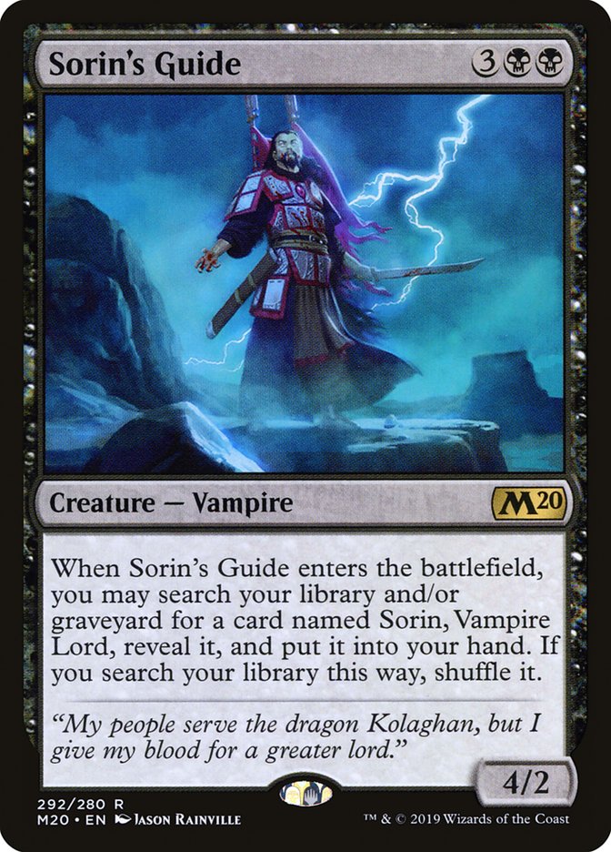 Sorin's Guide [Core Set 2020] | Exor Games Summserside