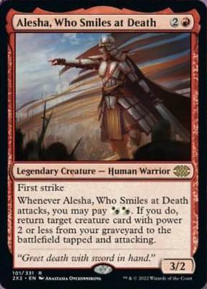 Alesha, Who Smiles at Death [Double Masters 2022] | Exor Games Summserside