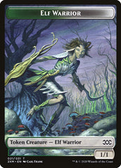 Elf Warrior Token [Double Masters] | Exor Games Summserside