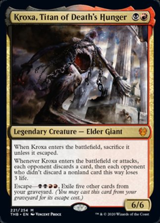 Kroxa, Titan of Death's Hunger [Theros Beyond Death] | Exor Games Summserside