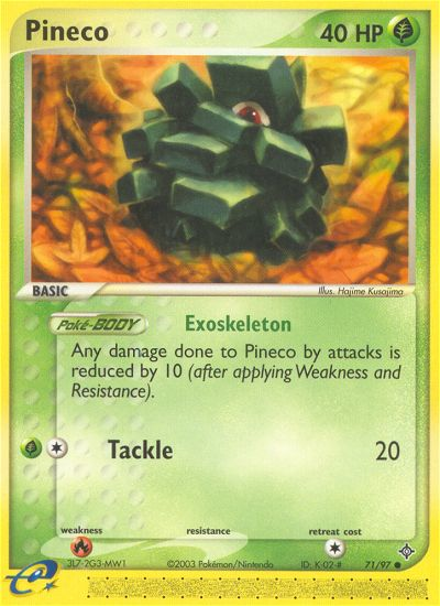 Pineco (71/97) [EX: Dragon] | Exor Games Summserside