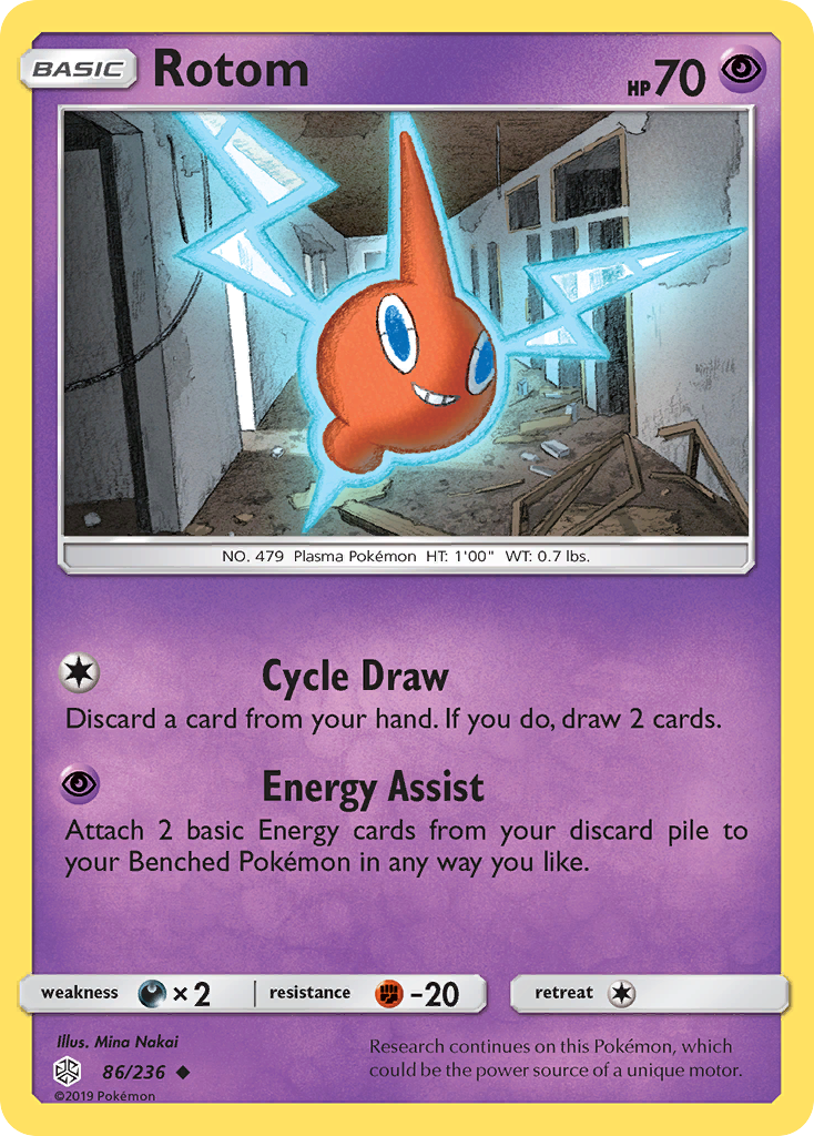 Rotom (86/236) [Sun & Moon: Cosmic Eclipse] | Exor Games Summserside