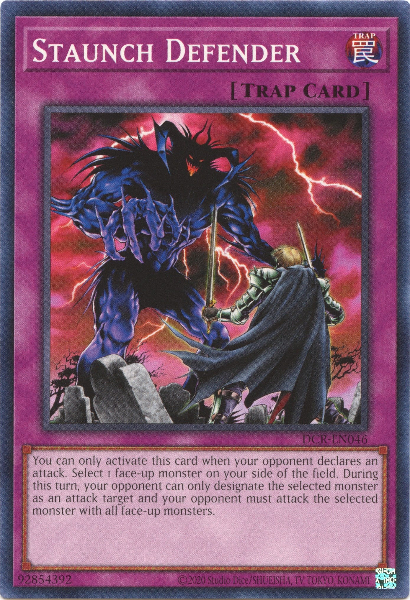 Staunch Defender (25th Anniversary) [DCR-EN046] Common | Exor Games Summserside