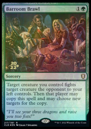 Barroom Brawl [Commander Legends: Battle for Baldur's Gate Prerelease Promos] | Exor Games Summserside