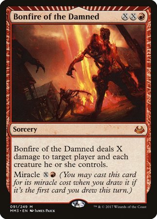 Bonfire of the Damned [Modern Masters 2017] | Exor Games Summserside