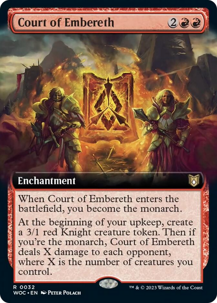 Court of Embereth (Extended Art) [Wilds of Eldraine Commander] | Exor Games Summserside