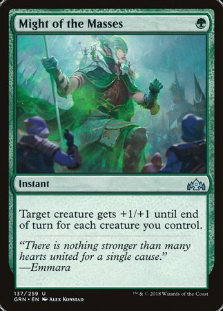 Might of the Masses [Guilds of Ravnica] | Exor Games Summserside