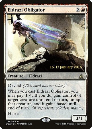 Eldrazi Obligator [Oath of the Gatewatch Promos] | Exor Games Summserside