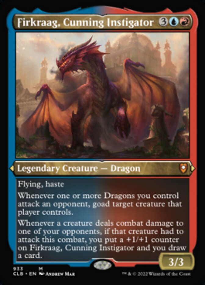 Firkraag, Cunning Instigator (Display Commander) (Foil Etched) [Commander Legends: Battle for Baldur's Gate] | Exor Games Summserside