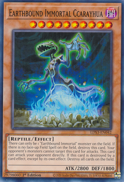 Earthbound Immortal Ccarayhua [LDS3-EN042] Common | Exor Games Summserside