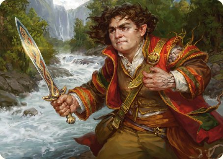 Frodo Baggins Art Card (16/81) [The Lord of the Rings: Tales of Middle-earth Art Series] | Exor Games Summserside