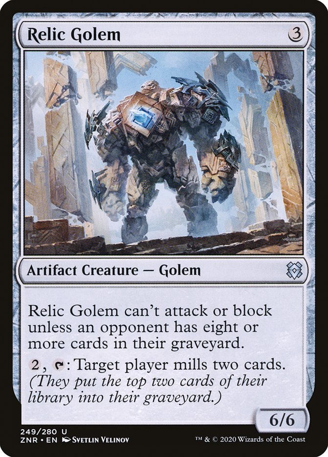 Relic Golem [Zendikar Rising] | Exor Games Summserside