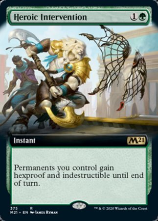 Heroic Intervention (Extended Art) [Core Set 2021] | Exor Games Summserside