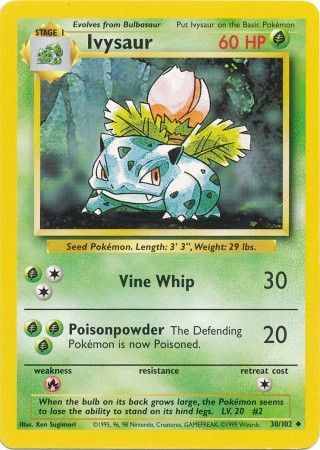 Ivysaur (30/102) [Base Set Unlimited] | Exor Games Summserside